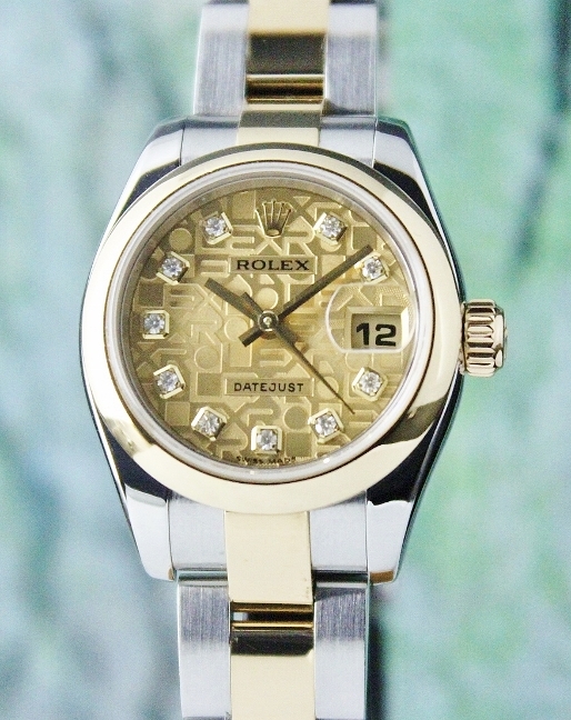 (image for) ROLEX LADY SIZE OYSTER PERPETUAL DATEJUST - 179163